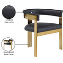  Color_Black/ Gold -- Meridian Romeo Dining Chair IMAGE 9