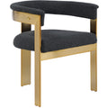  Color_Black/ Gold -- Meridian Romeo Dining Chair IMAGE 1