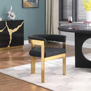  Color_Black/ Gold -- Meridian Romeo Dining Chair IMAGE 2