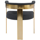  Color_Black/ Gold -- Meridian Romeo Dining Chair IMAGE 3