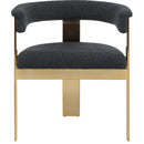  Color_Black/ Gold -- Meridian Romeo Dining Chair IMAGE 4