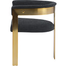  Color_Black/ Gold -- Meridian Romeo Dining Chair IMAGE 5