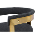  Color_Black/ Gold -- Meridian Romeo Dining Chair IMAGE 7