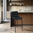 Color_Black -- Meridian Burke Pub Height Stool IMAGE 2