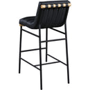  Color_Black -- Meridian Burke Pub Height Stool IMAGE 4