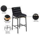  Color_Black -- Meridian Burke Pub Height Stool IMAGE 8