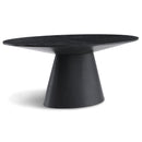  Meridian Gavin 72" Black Oak Veneer Dining Table IMAGE 1