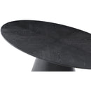  Meridian Gavin 72" Black Oak Veneer Dining Table IMAGE 5