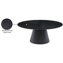  Meridian Gavin 72" Black Oak Veneer Dining Table IMAGE 7