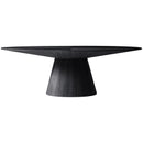  Meridian Gavin 90" Black Oak Veneer Dining Table IMAGE 3