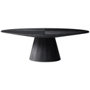  Meridian Gavin 90" Black Oak Veneer Dining Table IMAGE 4