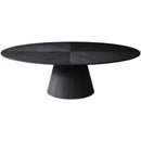  Meridian Gavin 90" Black Oak Veneer Dining Table IMAGE 6