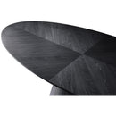  Meridian Gavin 90" Black Oak Veneer Dining Table IMAGE 7