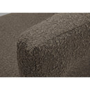  Color_Brown -- Athena Brown Boucle Fabric Upholstered Bench IMAGE 7