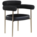  Color_Black/ Brass -- Meridian Blake Arm Chair IMAGE 3