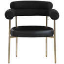  Color_Black/ Brass -- Meridian Blake Arm Chair IMAGE 4