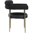  Color_Black/ Brass -- Meridian Blake Arm Chair IMAGE 5