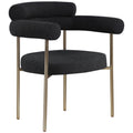  Color_Black/ Brass -- Meridian Blake Arm Chair IMAGE 1