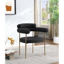  Color_Black/ Brass -- Meridian Blake Arm Chair IMAGE 2