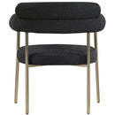  Color_Black/ Brass -- Meridian Blake Arm Chair IMAGE 3