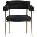  Color_Black/ Brass -- Meridian Blake Arm Chair IMAGE 4