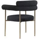  Color_Black/ Brass -- Meridian Blake Arm Chair IMAGE 6