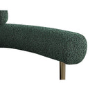  Color_Green -- Blake Green Boucle Fabric Upholstered Dining Chair IMAGE 7