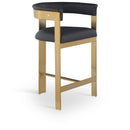  Color_Black/ Gold -- Meridian Romeo Counter Height Stool IMAGE 1