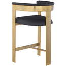  Color_Black/ Gold -- Meridian Romeo Counter Height Stool IMAGE 6