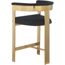  Color_Black/ Gold -- Meridian Romeo Counter Height Stool IMAGE 5