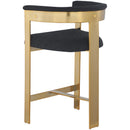  Color_Black/ Gold -- Meridian Romeo Counter Height Stool IMAGE 6