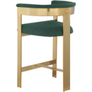 Meridian Romeo Green Boucle Fabric Counter Stool IMAGE 5