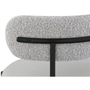  Color_Taupe -- Beacon Taupe Vegan Leather And Boucle Fabric Upholstered Counter Stool IMAGE 7