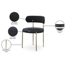  Color_Black/ Brass -- Meridian Beacon Dining Chair IMAGE 10