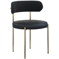  Color_Black/ Brass -- Meridian Beacon Dining Chair IMAGE 1