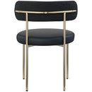  Color_Black/ Brass -- Meridian Beacon Dining Chair IMAGE 3