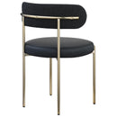 Color_Black/ Brass -- Meridian Beacon Dining Chair IMAGE 6