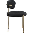  Color_Black/ Brass -- Meridian Beacon Dining Chair IMAGE 5