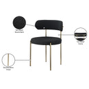  Color_Black/ Brass -- Meridian Beacon Dining Chair IMAGE 9