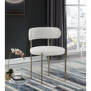  Color_Cream -- Beacon Cream Boucle Fabric Upholstered Dining Chair IMAGE 2
