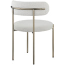  Color_Cream -- Beacon Cream Boucle Fabric Upholstered Dining Chair IMAGE 6