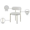  Color_Cream -- Beacon Cream Boucle Fabric Upholstered Dining Chair IMAGE 9