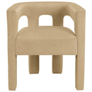  Color_Camel -- Athena Camel Velvet Upholstered Dining Chair IMAGE 5