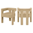  Color_Camel -- Athena Camel Velvet Upholstered Dining Chair IMAGE 7