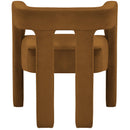  Color_Saddle -- Athena Saddle Velvet Upholstered Dining Chair IMAGE 3