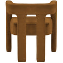 Meridian Athena Saddle Velvet Dining Chair IMAGE 3