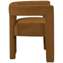  Color_Saddle -- Athena Saddle Velvet Upholstered Dining Chair IMAGE 6