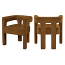  Color_Saddle -- Athena Saddle Velvet Upholstered Dining Chair IMAGE 7