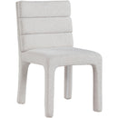  Color_Cream -- Kai Cream Boucle Fabric Upholstered Dining Chair IMAGE 1