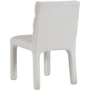  Color_Cream -- Kai Cream Boucle Fabric Upholstered Dining Chair IMAGE 3